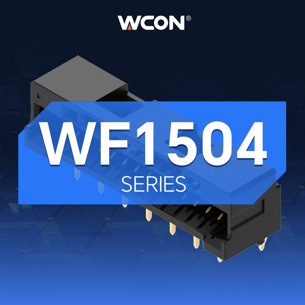 WF1504 Series 1.50mm Pitch Wire-to-Board Connectors | Internal Locking for Vibration Resistance, Compact